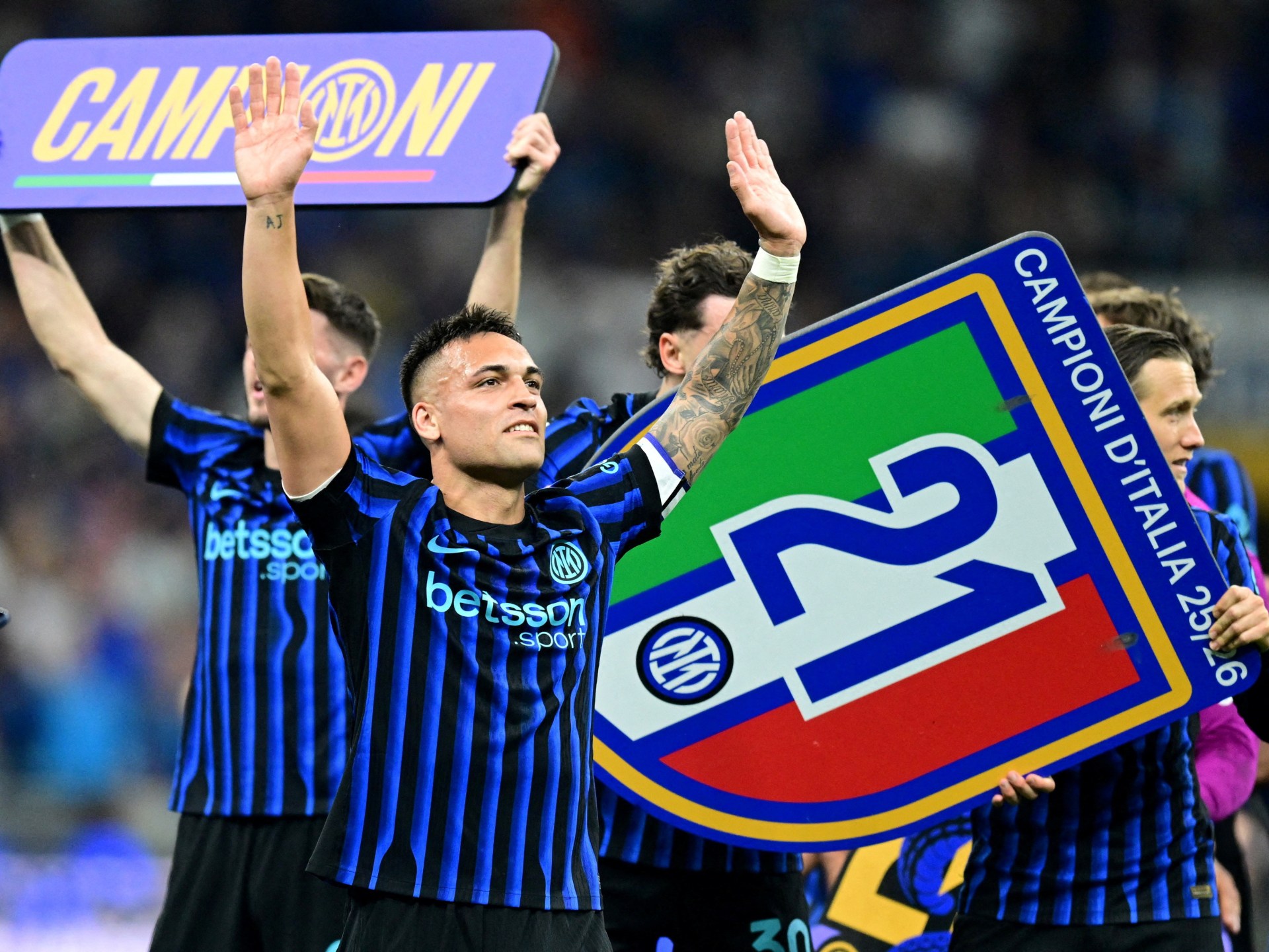 Milano „Inter“ iškovojo dvidešimt pirmąjį Italijos čempionų titulą