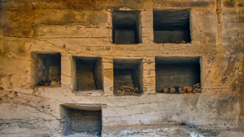 Archeologai Egipte atrado senovės Bizantijos miestą ir unikalius kapus