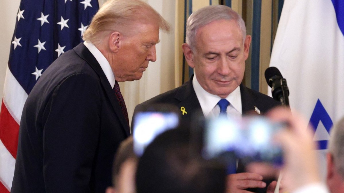 Netanyahu priėmė Trumpo Gazos planą, bet atmeta Palestinos valstybę