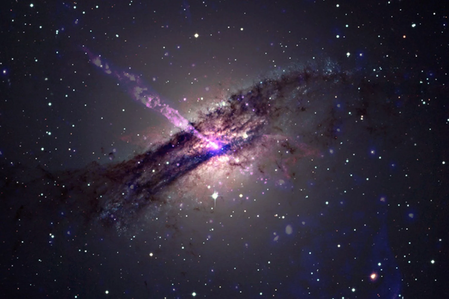 Chandra Captures V-Shaped Enigma in Centaurus A