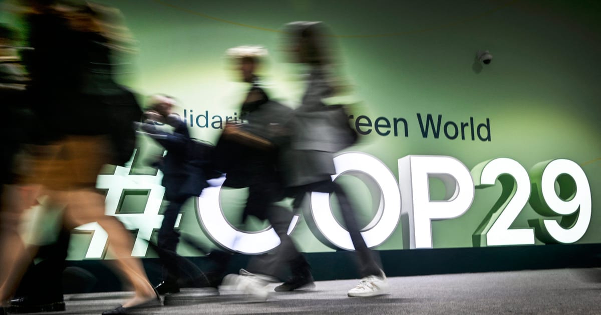 COP29 in Baku: Climate Ambitions Amid Leadership Gaps
