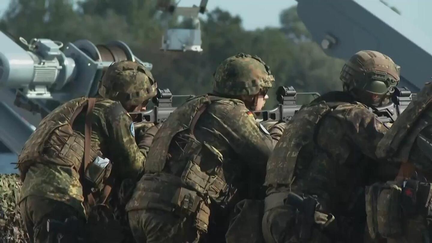 Vokietija vadovauja didžiausioms nuo Šaltojo karo pabaigos NATO pratyboms Baltijos regione