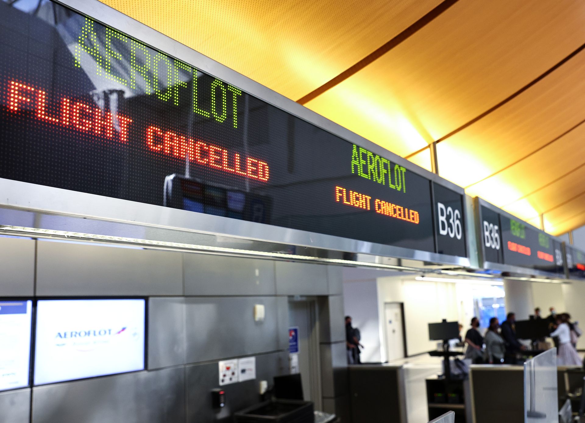 Proukrainietiški programišiai sutrikdė „Aeroflot“ veiklą
