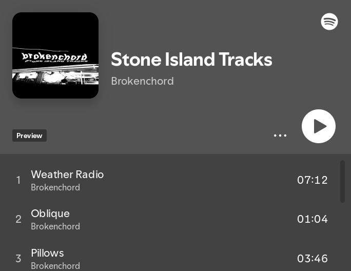 Brokenchord - Stone Island Tracks 🗿