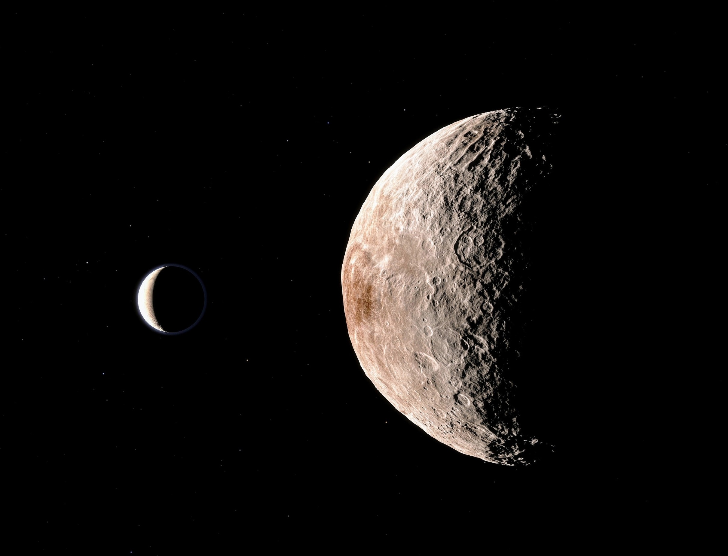 Pluto and Charon's Cosmic Tango